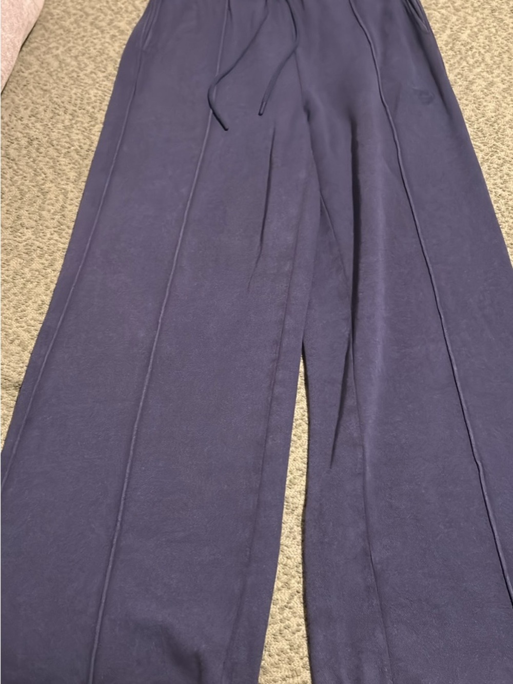 PINK Victoria's Secret Navy Wide-Leg Jogger Pants